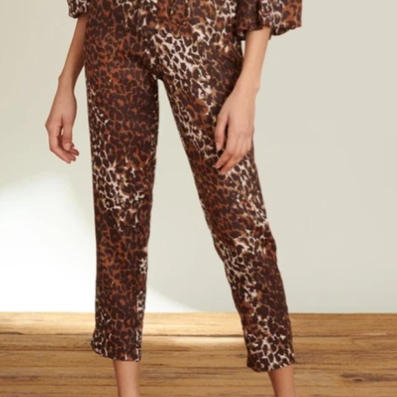 Veronica Beard Oksana Linen Pant